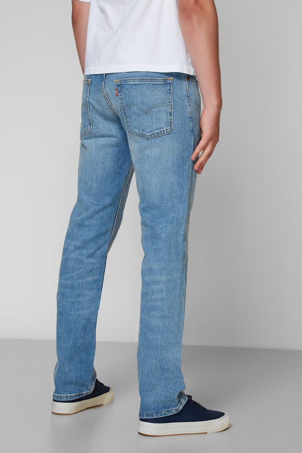 513 slim straight worn to ride