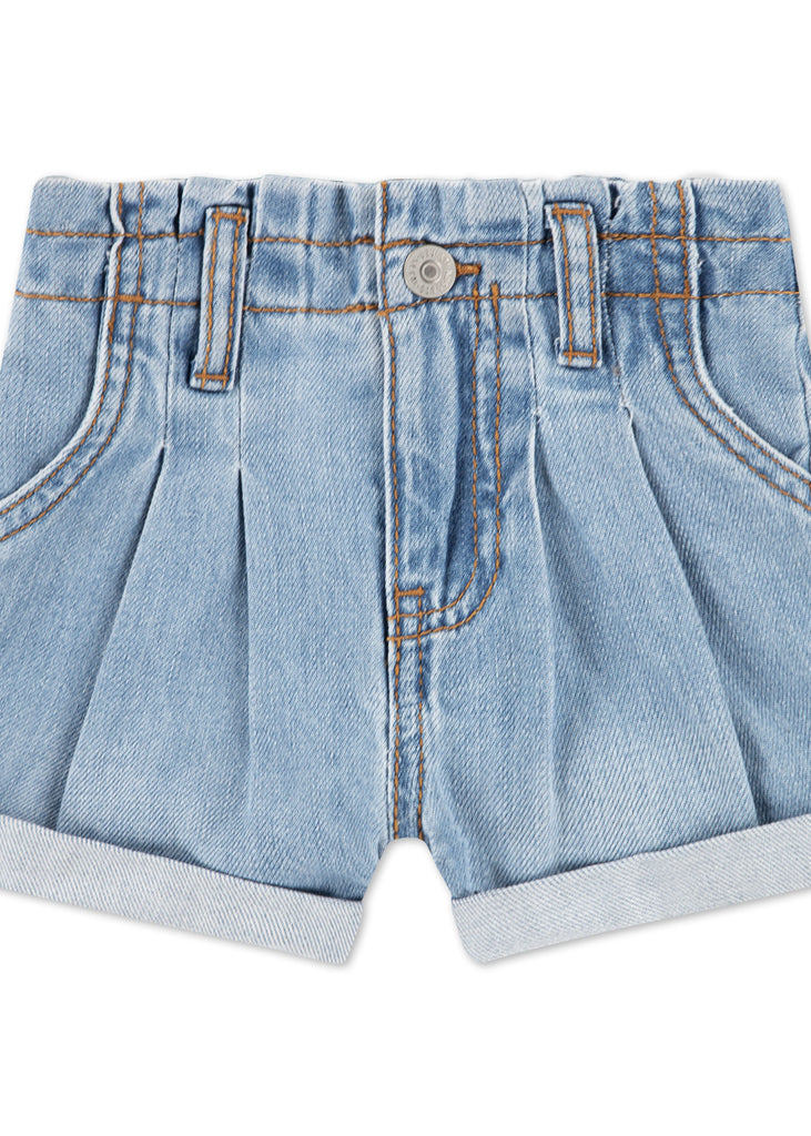 Pleat Paper Bag Short