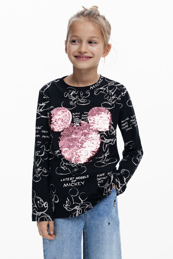 T-shirt Mickey Paillettes
