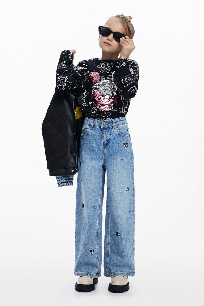 T-shirt Mickey Paillettes