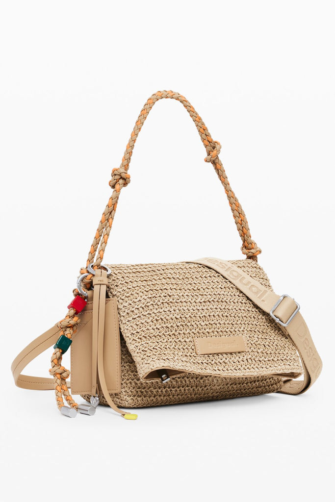 Bag Half Logo Raffia Venecia