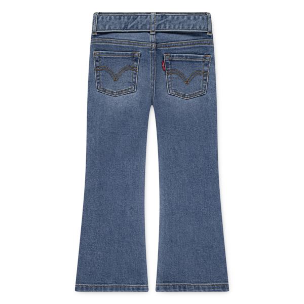 Pantalon évasé avec ceinture large