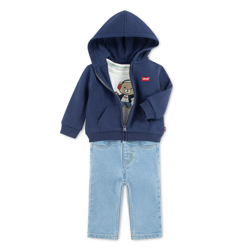 LVB 3PC FULL ZIP HOODIE SET