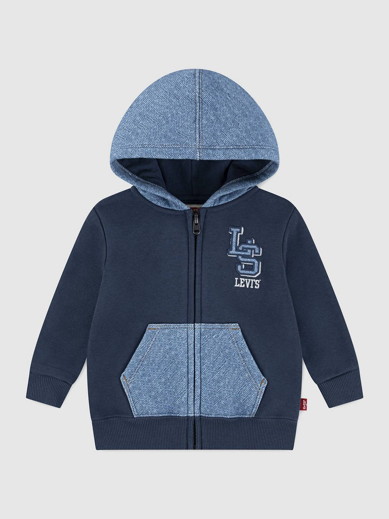 Sweat Knit Denim Zip baby