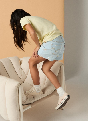 Daisy Denim A Line Short
