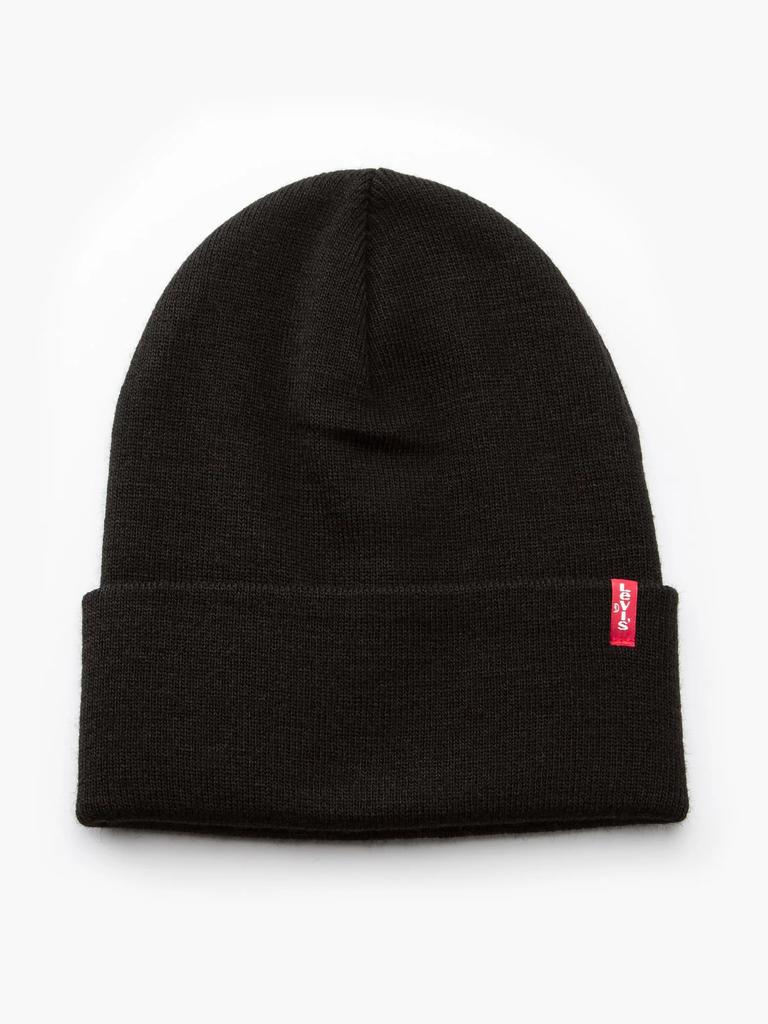 Bonnet SLOUCHY RED TAB BEAN