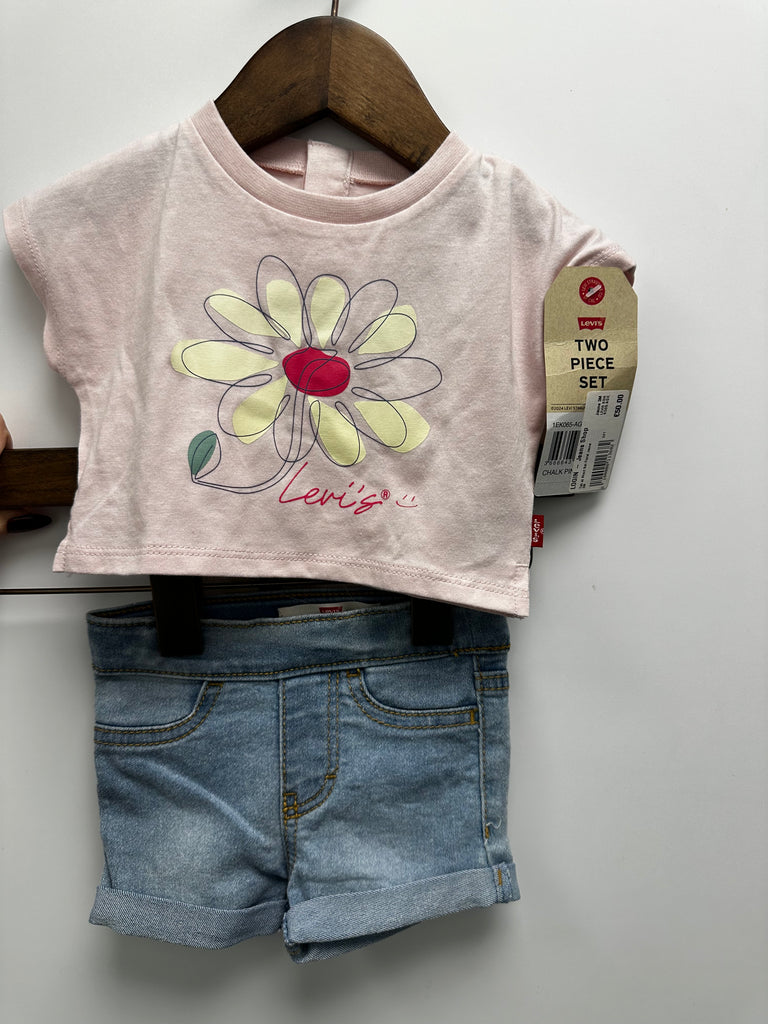 Ensemble T-shirt et Short Floral